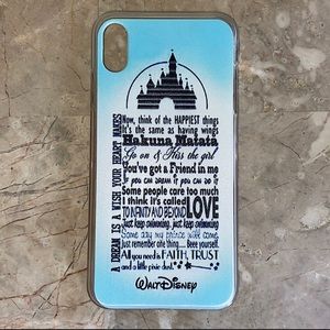Disney iPhone X/Xs case with quotes